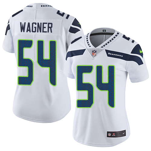 2019 Women Seattle Seahawks #54 Wagner white Nike Vapor Untouchable Limited NFL Jersey->women nfl jersey->Women Jersey